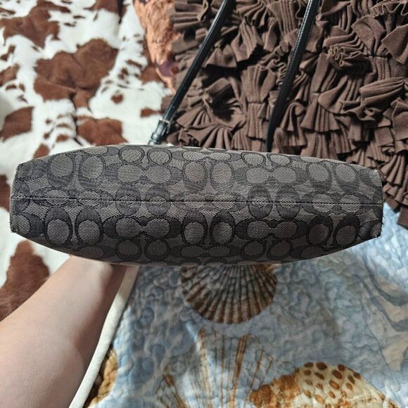 Coach File Bag Crossbody In Signature Monogram Jacquard Purse - Picture 5 of 10